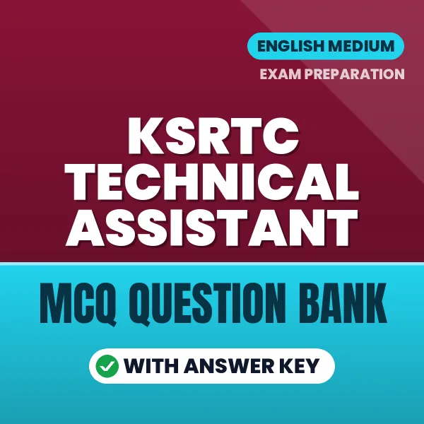 Prepare for KSRTC Technical Assistant Exam with Multiple Choice Questions & Answers PDF in English