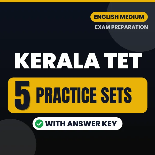 Kerala TET Practice Set PDF in English – 5 Full-Length Practice Sets with Answer Key