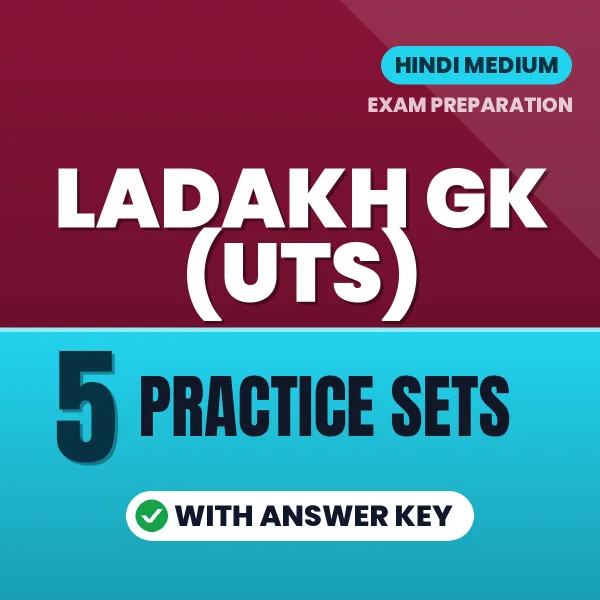 Boost Your Ladakh GK (UTs) Exam Score with 5 Practice Sets with Answer Key in Hindi – PDF eBook