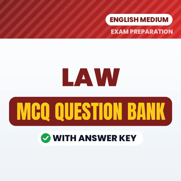 Best MCQ eBook for Law Exam in English | Selected Questions with Answer Key