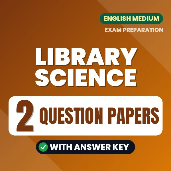 Library Science Exam Question Paper Series (English): 2 Exam-Like Question Papers with Answers