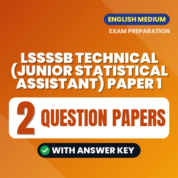 Download 2 LSSSSB Technical (Junior Statistical Assistant) Paper 1 Question Papers PDF (English) Based on the Latest Exam Pattern