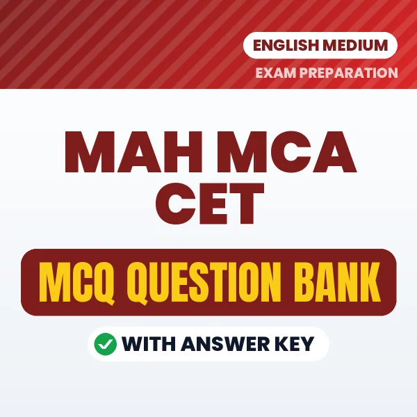 Best MCQ eBook for MAH MCA CET Exam in English | Selected Questions with Answer Key