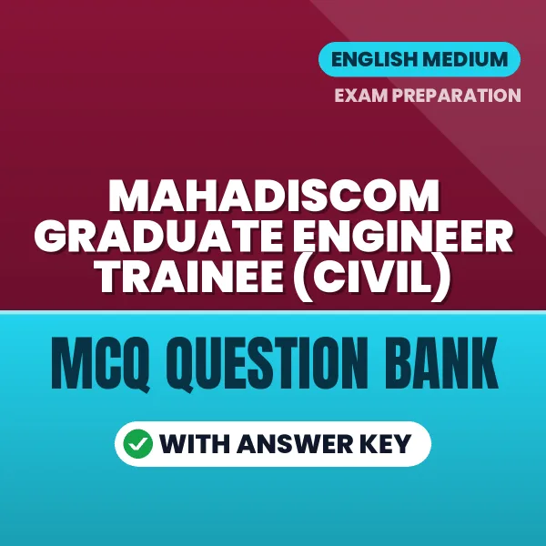 Crack MAHADISCOM Graduate Engineer Trainee (Civil) Exam with This MCQ Practice Book PDF in English – Instant Download