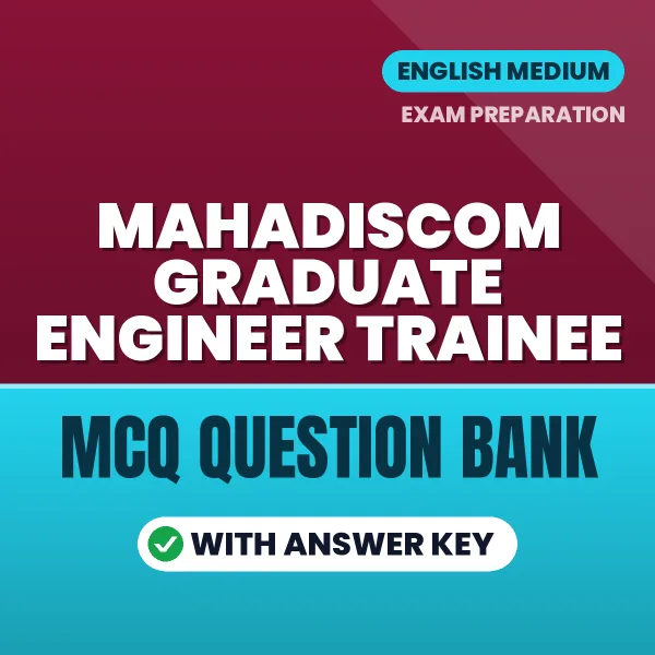Download MAHADISCOM Graduate Engineer Trainee Exam MCQ PDF in English – Important Objective Questions with Answers