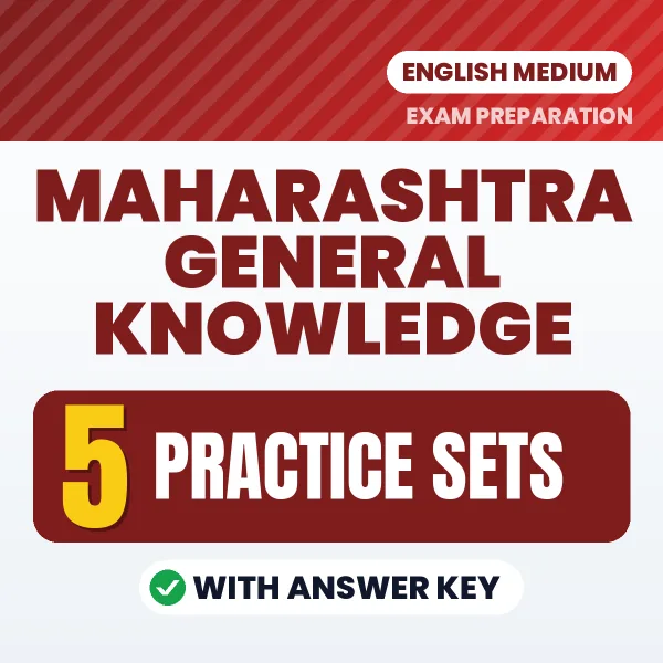 Maharashtra General Knowledge Exam Practice Set Series (English): 5 Exam-Like Practice Sets with Answers
