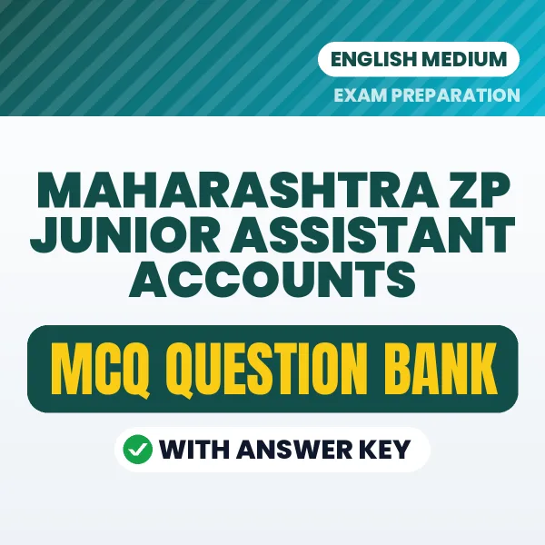Crack Maharashtra ZP Junior Assistant Accounts Exam with This MCQ Practice Book PDF in English – Instant Download