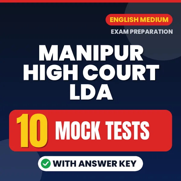 Latest Pattern Manipur High Court LDA Mock Test eBook in English – 10 Mock Tests with Answer Key for Self-Assessment