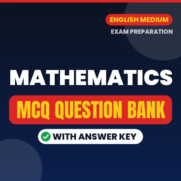 Download Mathematics Exam MCQ PDF in English – Important Objective Questions with Answers