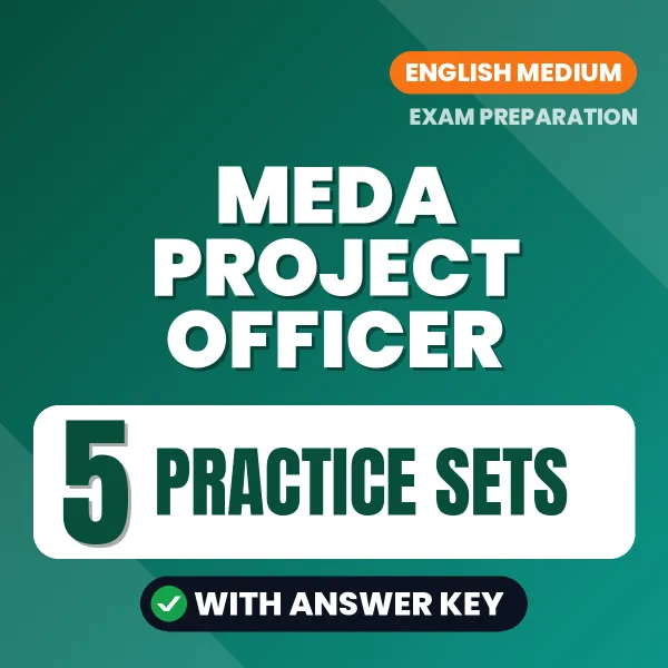 Latest Pattern MEDA Project Officer Practice Set eBook in English – 5 Practice Sets with Answer Key for Self-Assessment