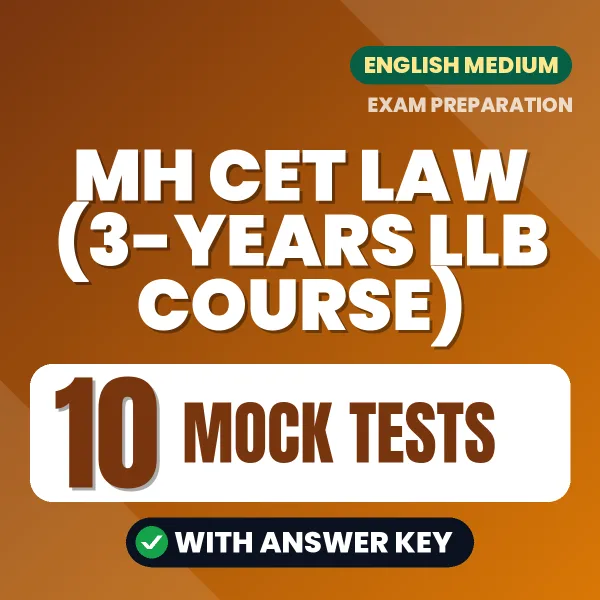 Latest Pattern MH CET Law (3-years LLB Course) Mock Test eBook in English – 10 Mock Tests with Answer Key for Self-Assessment