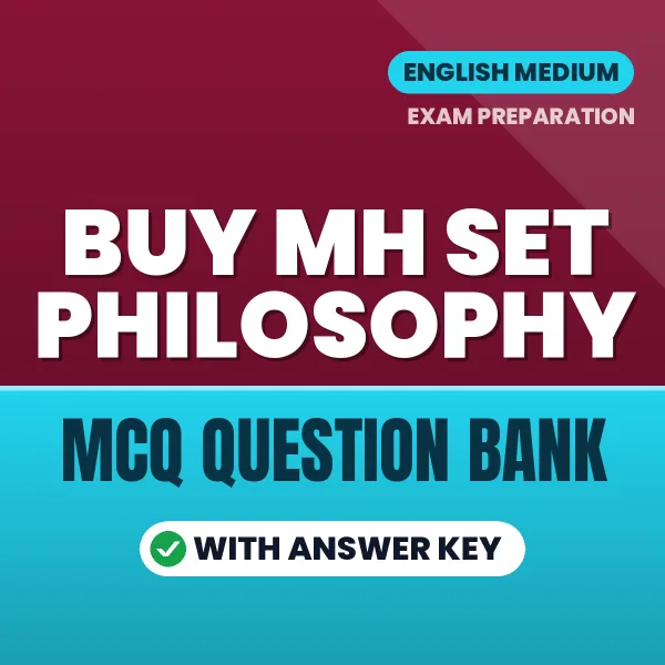 Buy MH SET Philosophy Exam Objective Type Questions eBook in English – Latest Pattern MCQ Collection